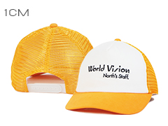 หมวกตาข่ายสีส้ม World Vision